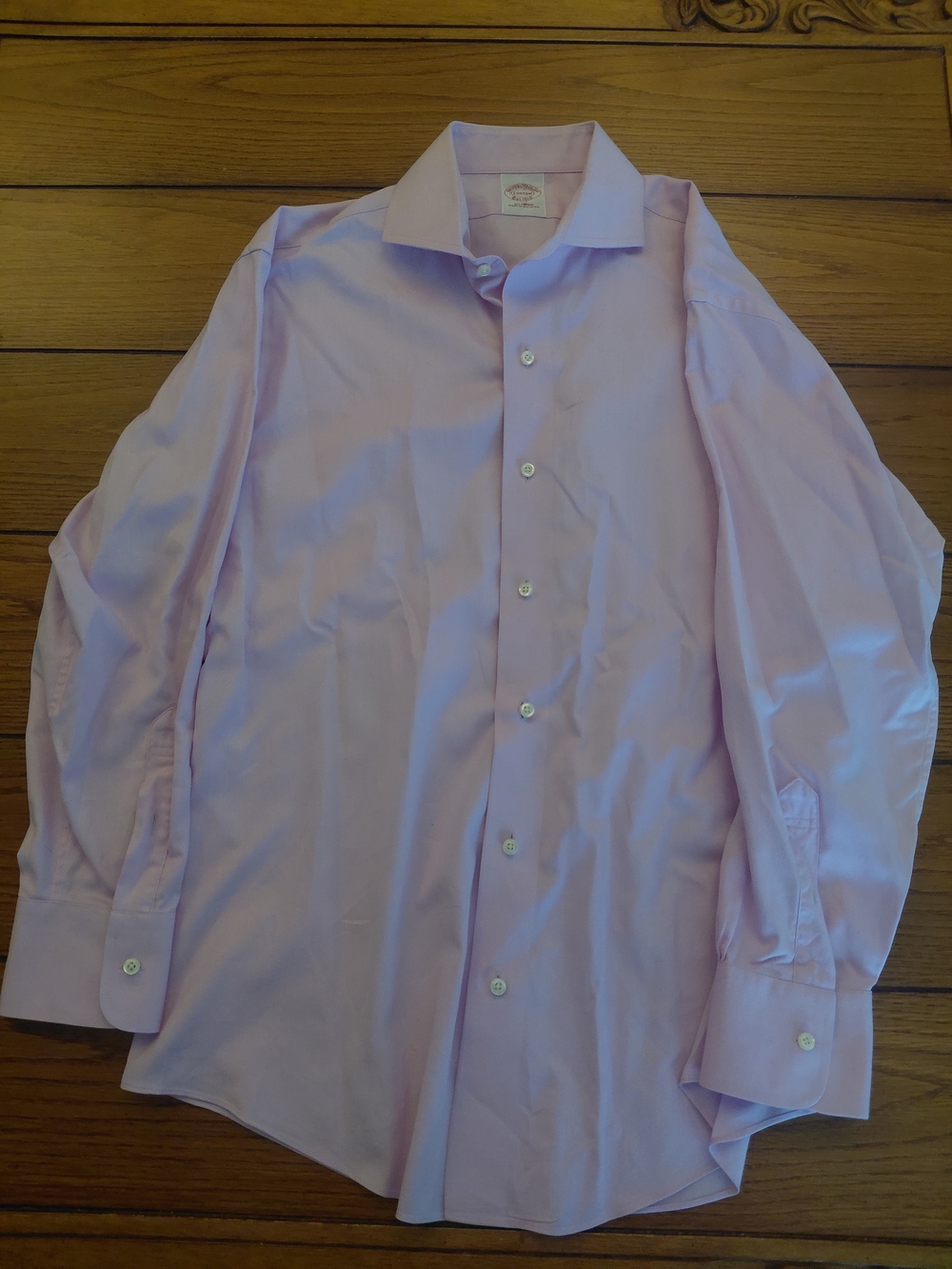 Brooks Brothers Pastel Pink Dress Shirt - Classic Spread Collar